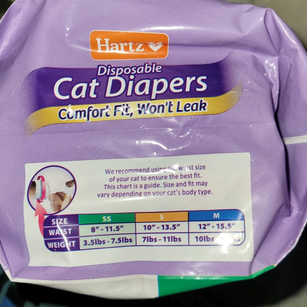 Hartz disposable cat diapers - Picture 5 of 5